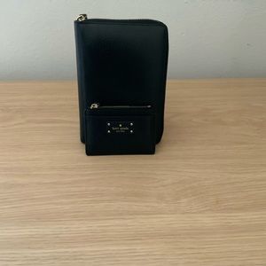 Katie spade Wellesley Zip 6 ring Personal Organizer and wallet in groove street